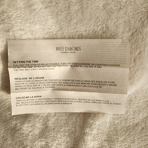 Elizabeth Taylor White Diamonds Watch - Picture 9 of 11